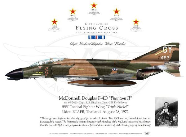 F-4D Phantom II USAF 432nd TRW, 555th TFS, Richard Ritchie