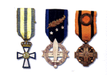 Decorations awarded to officers - Cross of Valour, Military Cross, Medal of Military Merit
