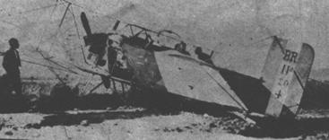 The Greek Br.14A-2 shot down by Fazil on 26th August 1922